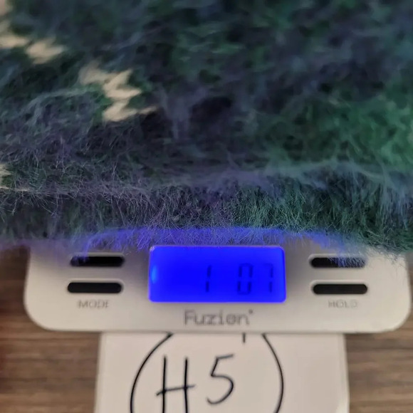 SO Goods For Life Women's Pullover Sweater L Blue and Green Nylon Long Sleeves - Picture 7 of 7